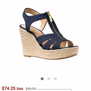 Michael kors wedge sandals size 8